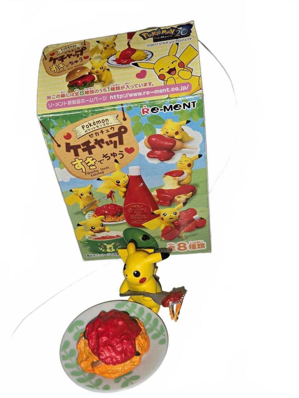 Pokemon Center 2017 Re-Ment Pikachu Loves Ketchup series figure